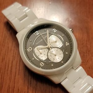 Michael Kors Ceramic Runway Watch